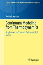 Cover von Continuum Modeling from Thermodynamics