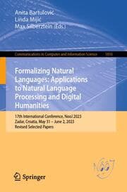 Cover von Formalizing Natural Languages: Applications to Natural Language Processing and Digital Humanities