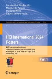 Cover von HCI International 2024 Posters