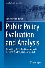 Cover von Public Policy Evaluation and Analysis