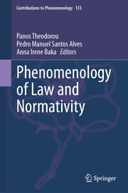 Cover von Phenomenology of Law and Normativity