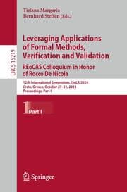 Cover von Leveraging Applications of Formal Methods, Verification and Validation. REoCAS Colloquium in Honor of Rocco De Nicola