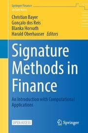 Cover von Signature Methods in Finance