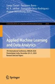 Cover von Applied Machine Learning and Data Analytics