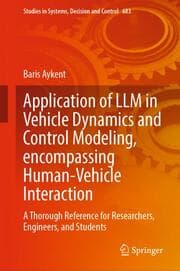 Cover von Application of LLM in Vehicle Dynamics and Control Modeling, encompassing Human-Vehicle Interaction