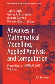 Cover von Advances in Mathematical Modelling, Applied Analysis and Computation