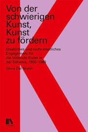 Cover von Von der schwierigen Kunst, Kunst zu fördern