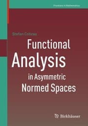 Cover von Functional Analysis in Asymmetric Normed Spaces