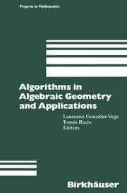 Cover von Algorithms in Algebraic Geometry and Applications
