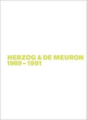 Cover von Herzog & de Meuron 1989-1991