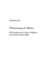 Cover von Übersetzung als Fiktion