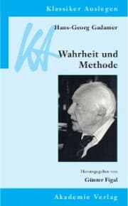 Cover von Hans-Georg Gadamer: Wahrheit und Methode