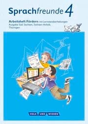 Cover von Sprachfreunde - Sprechen - Schreiben - Spielen - Ausgabe Süd (Sachsen, Sachsen-Anhalt, Thüringen) - Neubearbeitung 2015 - 4. Schuljahr