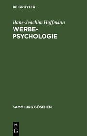 Cover von Werbepsychologie