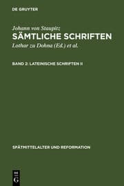 Cover von Lateinische Schriften II