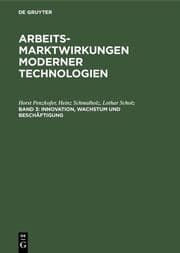 Cover von Innovation, Wachstum und Beschäftigung