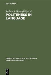 Cover von Politeness in Language