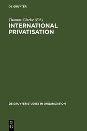 Cover von International Privatisation