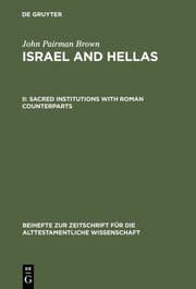 Cover von Sacred Institutions with Roman Counterparts