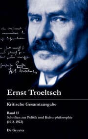 Cover von Schriften zur Politik und Kulturphilosophie (1918-1923)