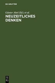 Cover von Neuzeitliches Denken