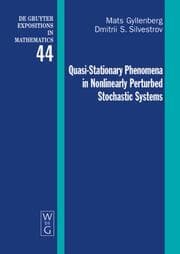 Cover von Quasi-Stationary Phenomena in Nonlinearly Perturbed Stochastic Systems