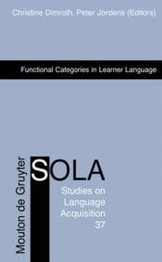 Cover von Functional Categories in Learner Language