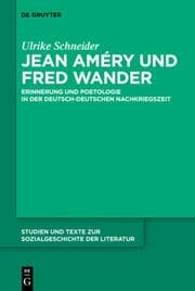 Cover von Jean Améry und Fred Wander