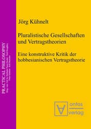 Cover von Pluralistische Gesellschaften und Vertragstheorien