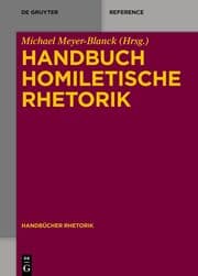 Cover von Handbuch Homiletische Rhetorik