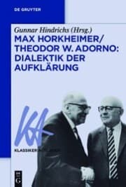 Cover von Max Horkheimer/Theodor W. Adorno: Dialektik der Aufklärung