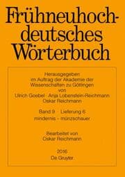 Cover von mindernis - münzschauer