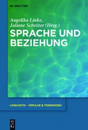 Cover von Sprache und Beziehung