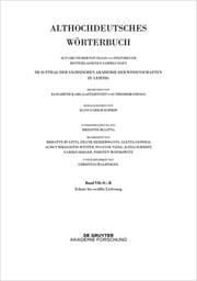Cover von Band VII: O - R. 10. bis 12. Lieferung (râzuuurti bis gi-rîhhan)