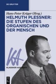 Cover von Helmuth Plessner: Die Stufen des Organischen und der Mensch