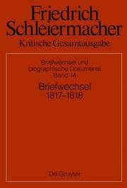 Cover von Briefwechsel 1817-1818