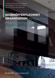 Cover von Gegenöffentlichkeit organisieren