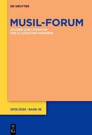 Cover von Musil-Forum 2019/2020