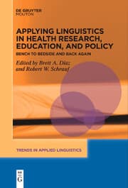 Cover von Applying Linguistics in Health Research, Education, and Policy