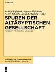 Cover von Spuren der altägyptischen Gesellschaft
