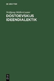 Cover von Dostoevskijs Ideendialektik