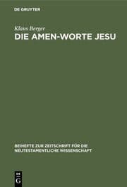 Cover von Die Amen-Worte Jesu