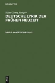 Cover von Konfessionalismus