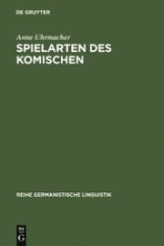 Cover von Spielarten des Komischen