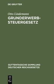 Cover von Grunderwerbsteuergesetz (neueste Fassung) mit den Ausführungsbestimmungen