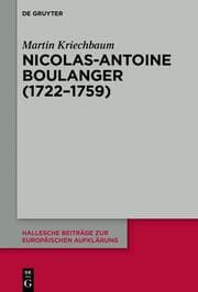 Cover von Nicolas-Antoine Boullanger (1722-1759)