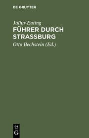 Cover von Führer durch Strassburg