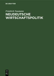 Cover von Neudeutsche Wirtschaftspolitik