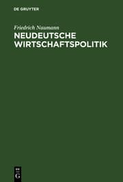 Cover von Neudeutsche Wirtschaftspolitik