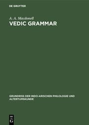Cover von Vedic grammar